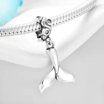 Calitate De Top Argint 925 Sirena Oceanului Glamour Bine Charm Pandantiv Original Se Potrivesc Designer De Bratari Margele Bijuterii