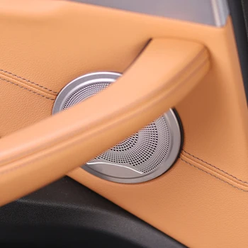 Pentru BMW G01 X3 X4 G02 2018-2020 Inoxidabil, Masina de Panou de Ușă Difuzor Pad Difuzor Capacul Ornamental Cadru Autocolant Laminat Accesorii