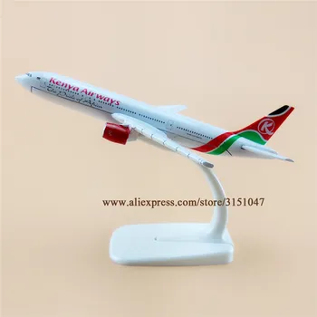 16cm Aer Kenya Airways Boeing 777 B777 companiile Aeriene Model de Avion Aliaj Metal turnat sub presiune Model de Avion de Aeronave Cadou