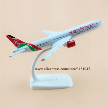 16cm Aer Kenya Airways Boeing 777 B777 companiile Aeriene Model de Avion Aliaj Metal turnat sub presiune Model de Avion de Aeronave Cadou