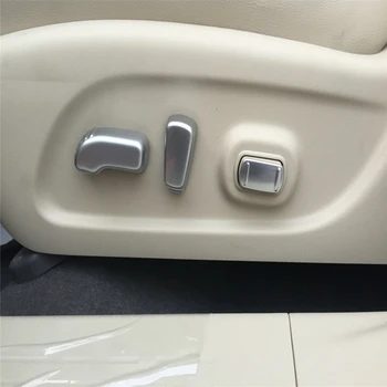 WELKINRY auto auto acoperi styling Pentru Nissan Murano 2016 2017 ABS cromat scaun auto ajustare buton comutator buton capac ornamental