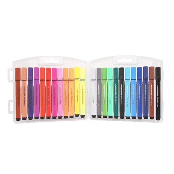 24 Culori Marker de Desen Pictura Colorat Lavabil marker Fibre Pen Arta pentru Copii Scris Marker Consumabile