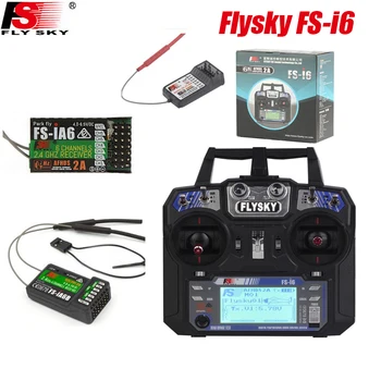 Flysky FS-i6 2.4 G 6CH AFHDS Transmițător Controler Cu FS-iA6&FS-iA6B Receptor Pentru RC Avion Drone Quadcopter/cu cutie de vânzare cu amănuntul