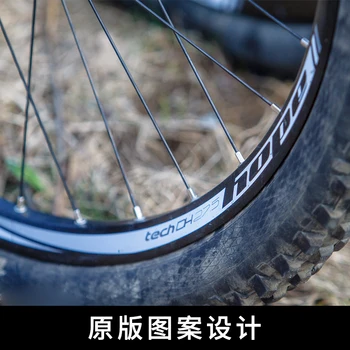 27.5 er 29er MTB Rim Autocolant Carbon Volan Decalcomanii de Deal în Jos Bicicleta MTB Roti de Decal pentru Speranță DH Autocolant Reflectorizant