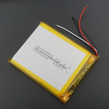 XINJ 3.7 V 1900mAh 3wires pentru termistor Litiu-Polimer Li-Po Baterie Li ion 605060 Pentru GPS Sat Nav DIY E-book PDA MIJLOCUL ipod DVD