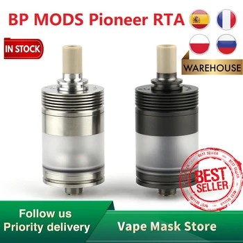 Original BP MODS Pioneer RTA Atomizor cu 2 ml/3.7 ml Capacitate & Dual de Aer Contorl Fum Design Drept Vape Tank vs Zeus X