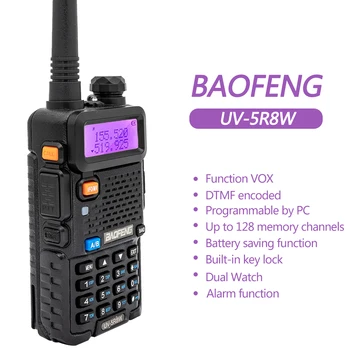 Baofeng UV-5R 8W Putere Mare Puternic walkie talkie Două Fel de Radio 8Watts cb radio portabil 10 km rază lungă pofung UV5R de Vânătoare