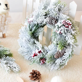 180cm Crăciun Cedru cu viță-de-vie Artificiale cununa de Plante decor floral simulare ace de pin Festiv elemente de recuzită, decor de birou