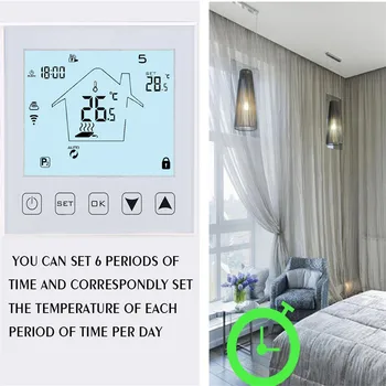 WiFi Inteligent Termostat Controler de Temperatura pentru Incalzire in Pardoseala Electrica