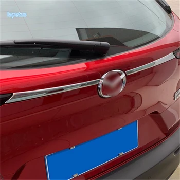 Lapetus Coada din Spate Hayon Portbagaj Ușa Superioară Bandă Laminat Decor Benzi de Acoperire Trim Fit Pentru Mazda CX-30 2020 ABS Cromat Lucios