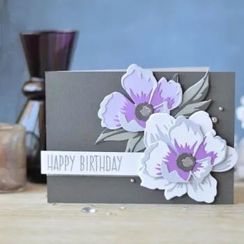 Petale de flori, Frunze Cadru de Metal de Tăiere Moare Mor Taie DIY Artizanat Decora Carduri de Relief Hârtie Album Poze Șablon Nou Cald