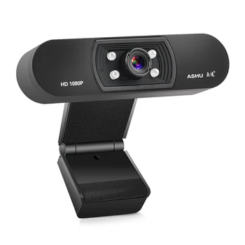 USB Webcam HD 1080P Camera USB pentru Calculator PC Camera Web Cu Microfon Webcamera Video Full HD Web Cam Ashu H800