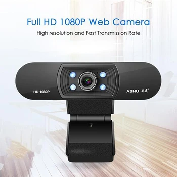 USB Webcam HD 1080P Camera USB pentru Calculator PC Camera Web Cu Microfon Webcamera Video Full HD Web Cam Ashu H800