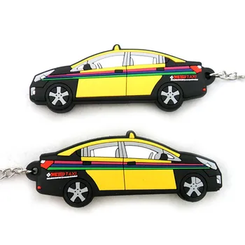PVC Personalizate de Cauciuc, Breloc drăguț breloc personalizat masina de taxi forma CS-KR-001