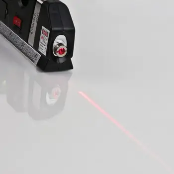 Laser Nivel orizontal, Vertical, Măsura 8FT Aligner Standard și Metrice Conducători Multifuncțional Nivel de Măsură cu Laser