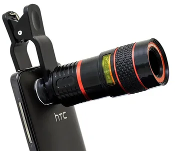 6in1 Telefon cu Obiectiv de Kit 8X Zoom aparat de Fotografiat lentilă pentru iPhone 8 7 6s 6 Plus Flexibil Suport de Telefon pentru Huawei Mate 20 Pro obiectiv pentru Redmi Mi5