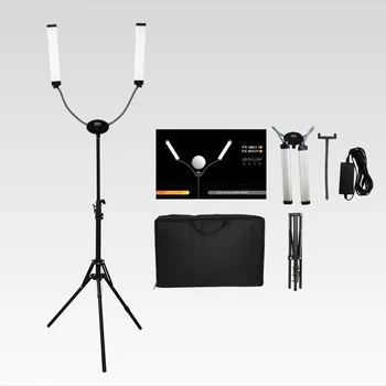 3000K-5600K 50W/80W Foto Studio Dublu/Patru Brațe Tub de lampă Umple Selfie Inel de lumina cu Trepied mult Timp Benzi cu LED-uri + geanta kit