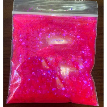 50g/sac 16 Culori de Aur&Roz 4 dimensiune Neon Roz Indesata Poli Glitter Mix pentru unghii INDESATA SCLIPICI VRAC / Chameleon Mix | 191085