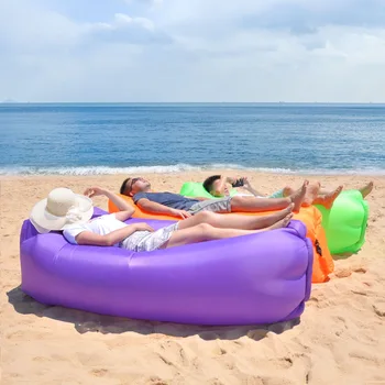 Șezlong gonflabile Aer Canapea Usoare Plaja Sac de Dormit Aer Hamac Pliere Rapidă Canapea Gonflabila pentru Plaja, Camping, Călătorie