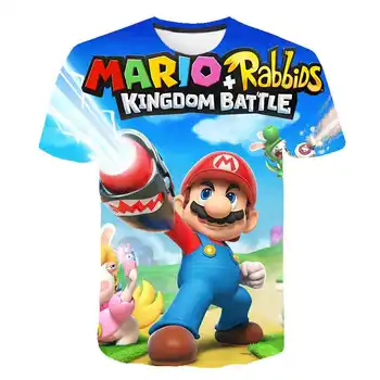 2020 Super Mario desene animate vara fierbinte de vânzare tricou Copii Topuri Casual Fete Baieti t shirt de desene animate Mario tricou Copii Haine