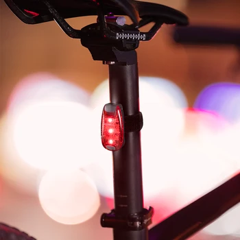 ROCKBROS Biciclete Coada Lumina Mini MTB Bicicleta Drum cu Lumina de Avertizare Casca Lumina din Spate Sac de lumină Portabile care Rulează Lumina Accesorii pentru Biciclete