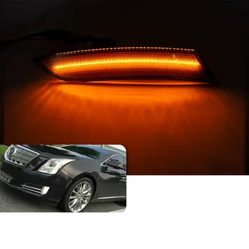 Lentile de fum Amber LED Bara Fata Partea Marker Lumina pentru anii 2013-2017 Cadillac XTS