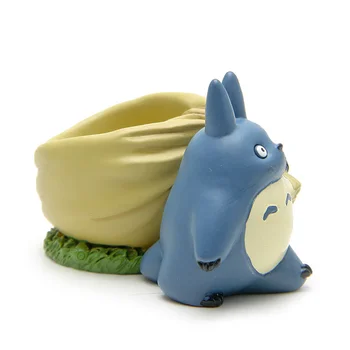 Rășină Hayao Miyazaki Totoro Figurine Suculente În Ghiveci De Flori Ornament Zână Miniaturi Ghivece De Grădină Moss Gnome Meserii Decor