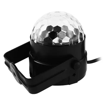 Sunet Activat Led-uri Lumini de Scena Disco Ball Mini Petrecere de Lumină RGB Proiector Laser cu Efect de Lampă Petrecerea de Crăciun de Nunta Controller