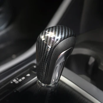 Fibra de Carbon Mașină Schimbătorului de Viteze Gear Acopere Capul Caz Trim Pentru Mazda 3 Axela 2019 2020 Accesorii