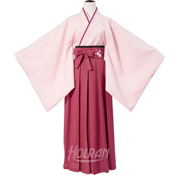 Cosplay Costum Soarta Pentru Că Okita Souji Japonia Stil Kimono Sakura Sabie Tinuta Seturi Întregi Anime Costum