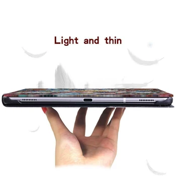 Tableta Caz pentru Samsung Galaxy Tab Un A6 7.0 10.1 Inch/O 9.7 10.1 10.5 Inch/Tab E 9.6 Inch/Tab S5e 10.5 Inch cu Marmură Serie