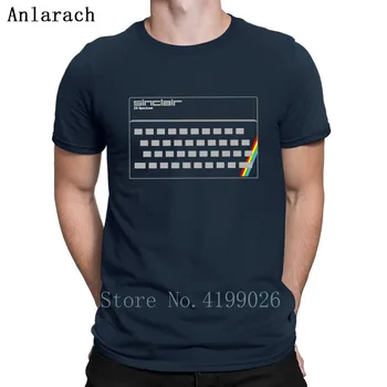 Zx Spectrum Pc-Ul T Shirt Moda Tricotate Anti-Rid Model De Primavara Poze De Bumbac O De Gât Tricou