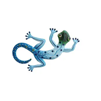 2 BUC de Fier Gecko Gecko Pandantiv Agățat de Perete Meserii de uz Casnic Gecko Sat Agățat Pandantiv Gecko Decor de Perete de Culoare Aleatorii