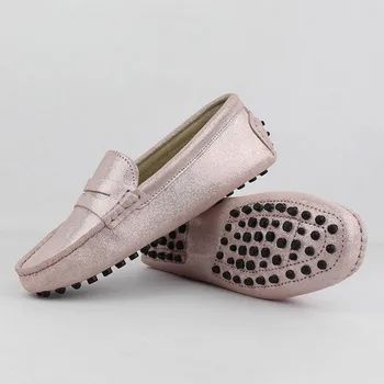 Pantofi Femei 2021 Piele Naturala Pentru Femei Balerini Pantofi Casual Mocasini Slip Pe Femei Pantofi Plat Moda Lady Moale Mocasini