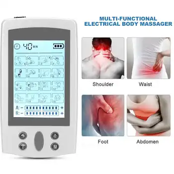 Multi-Funcțional ZECI de Fizioterapie Aparat Portabil Stimulator Muscular Ameliorarea Durerii Acupunctura Puls Masaj Terapie Corpul se Relaxeze