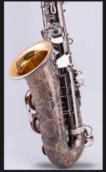 Personalizat Saxofon Alto Negru Aliaj De Argint Nichel Alto Sax Alamă Instrument Muzical Cu Cazul Purtător De Cuvânt Stuf Accesorii