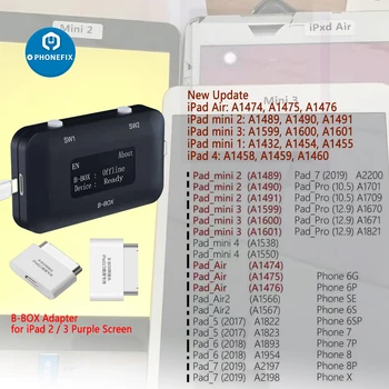 JC B-BOX DFU Negru Instrument JC C3 DCSD Cablu pentru iOS A7-A11 o cheie Mod Violet pentru iPhone iPad Modifica NAND Syscfg Datele Citite Scrie