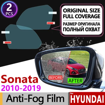 Pentru Hyundai Sonata YF DACĂ 2010~2019 Acoperire Completă Anti Ceață Film Oglinda Retrovizoare Anti-Ceață Accesorii 2013 2016 2017 2018