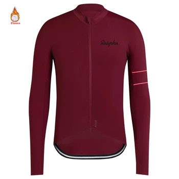 Ralvpha 2020 Mtb De Calitate Iarnă Primăvară Thermal Fleece Reflectorizante Ciclism Jersey Cu Maneca Lunga Pentru Ciclism Îmbrăcăminte Clasic Design Rece