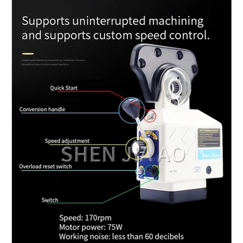 Complet Automat Universal Cuțit cu Mâner Alimentator Mașină de Frezat Prelucrarea Accesorii de Frezat Mașină de Frezat Cutit de Frezat 110V