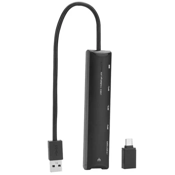 5 în 1 USB HUB Multi-Port USB 3.0 Extender Adaptor RJ45 HDMI Docking Station pentru Laptop Macbook PC