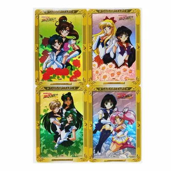 4buc/set Sailor Moon Jucarii Hobby-uri Hobby-ul de Colecție Colectia de jocuri Anime Carduri