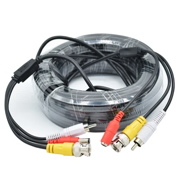 5M/10/15M/20M/30M/40M camere CCTV AHD DC+RCA+BNC Sistem DVR Cablu de Ieșire DC Plug Cablu 3 in 1 Analog Camera de Securitate Cabluri