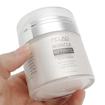MELAO 50g Retinol Crema Hidratanta de Zi Noapte De 2,5% Retinol Crema Acid Hialuronic Reduce Ridurile, Liniile Fine Crema de Fata