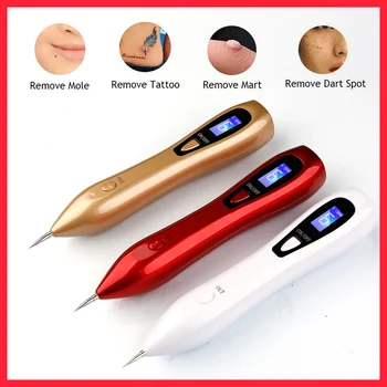 9 nivelul LCD Laser cu Plasmă Stilou de Ștergere Aluniță pen Pistrui Dark Spot Remover tatuaj pentru față Elimina tag-uri pielii îndepărtarea de Îngrijire a Frumuseții