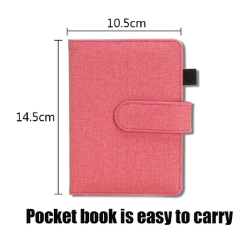 10.5*14.5 Multifuncțional de Buzunar notebook mic, carte notă notepad Pânză groasă de sac capac de afaceri, planificator de zi cu zi de birou rechizite
