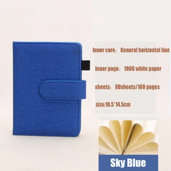 10.5*14.5 Multifuncțional de Buzunar notebook mic, carte notă notepad Pânză groasă de sac capac de afaceri, planificator de zi cu zi de birou rechizite