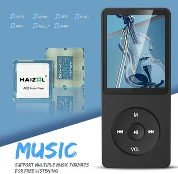 MP3 player cu casti eBook vorbitor DAP music player cu ecran de înregistrare HIFI MP3 player audio mp3 player cu radio FM TF