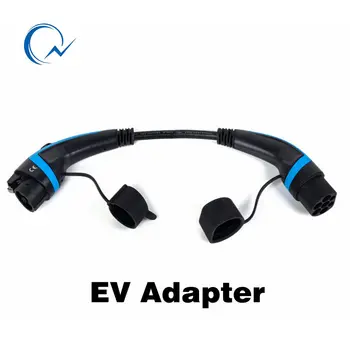 32A EV adaptor J1772 Tip 1 Tip 2 IEC62196 EV cablu de Încărcare de 0,5 Metri lungime pentru Extinderea TUV/UL a trecut 1 faza