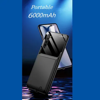 KQJYS 6000mAh Portabil Încărcător de Baterie Caz pentru Redmi Nota 8 Power Bank Baterie Capac de Încărcare pentru Redmi Nota 8 Pro Baterie Caz